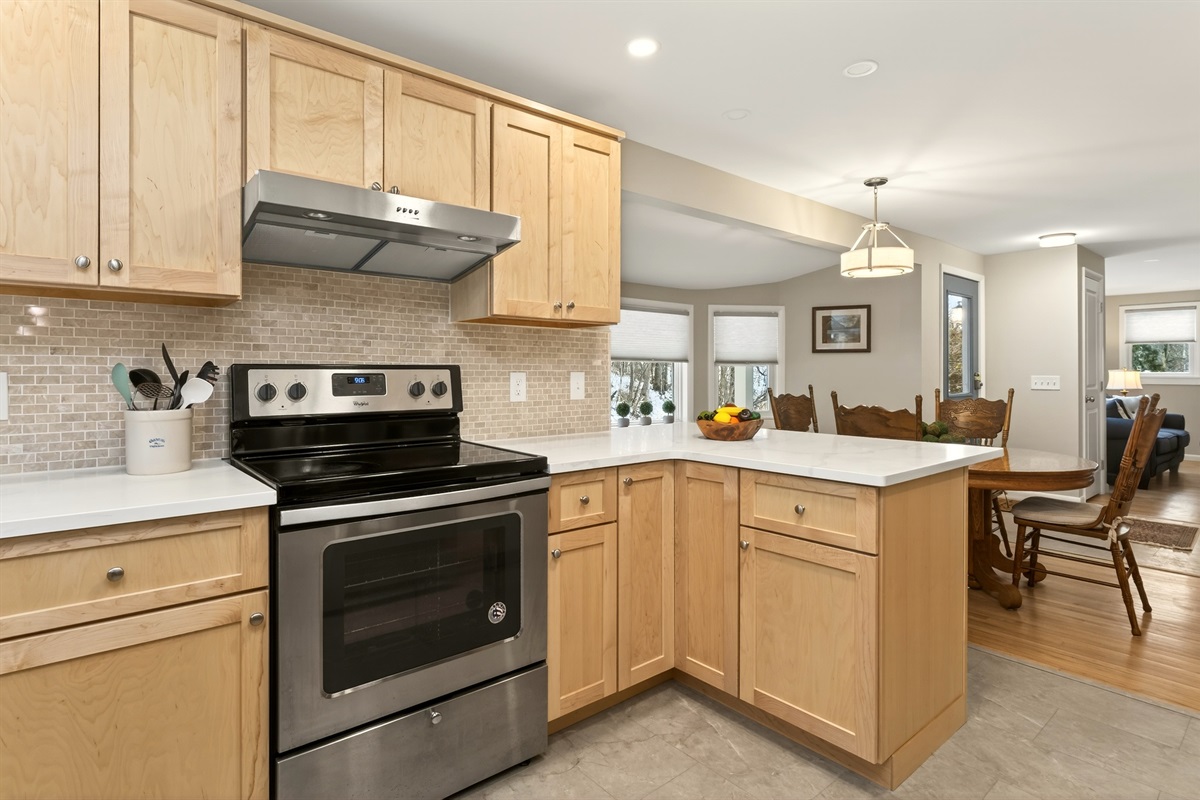 Newly renovated kitchen