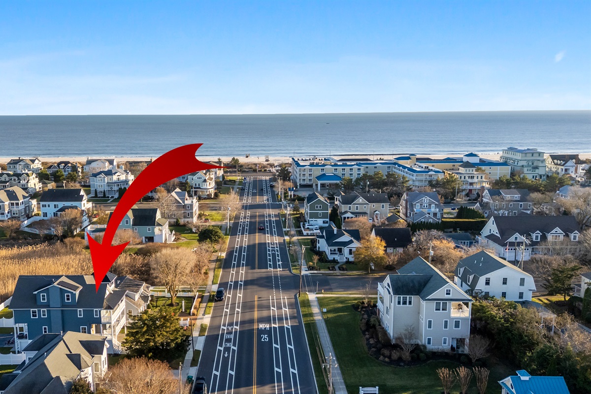 Aerial View Of Property Showing Close Proximity To Beach
