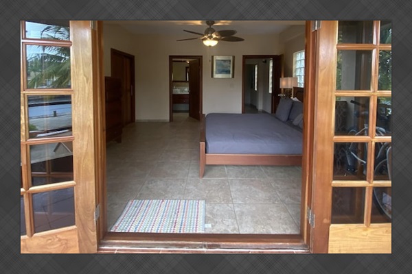 Entrance to Master Bedroom from downstairs balcony