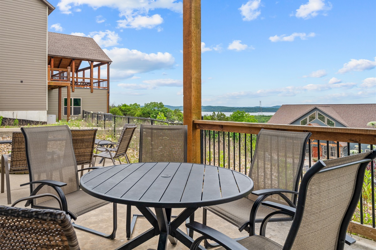 Lower level patio