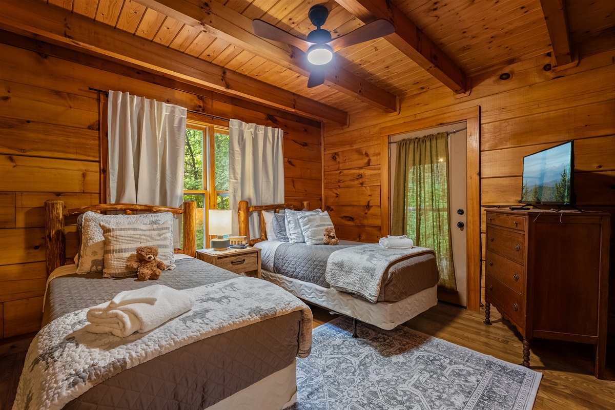 A cozy and inviting space perfect for kids or additional guests.