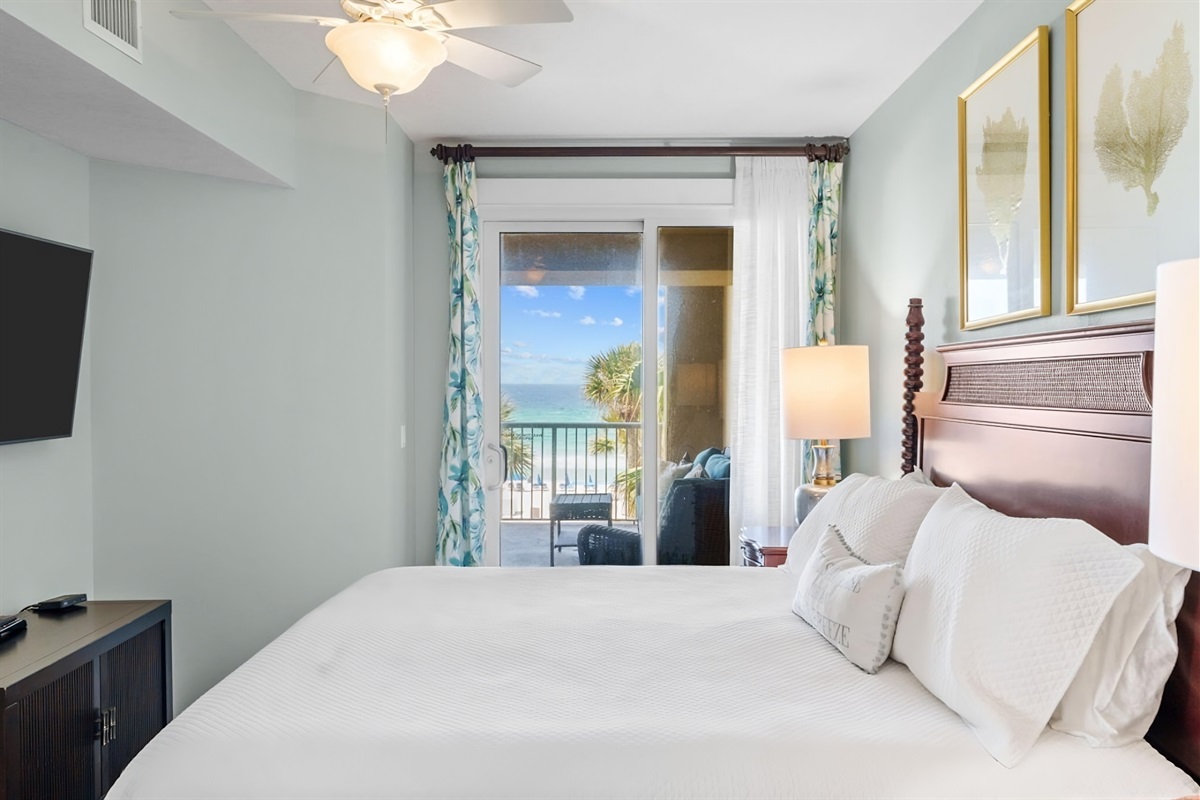 Gulf Views from Master Bedroom