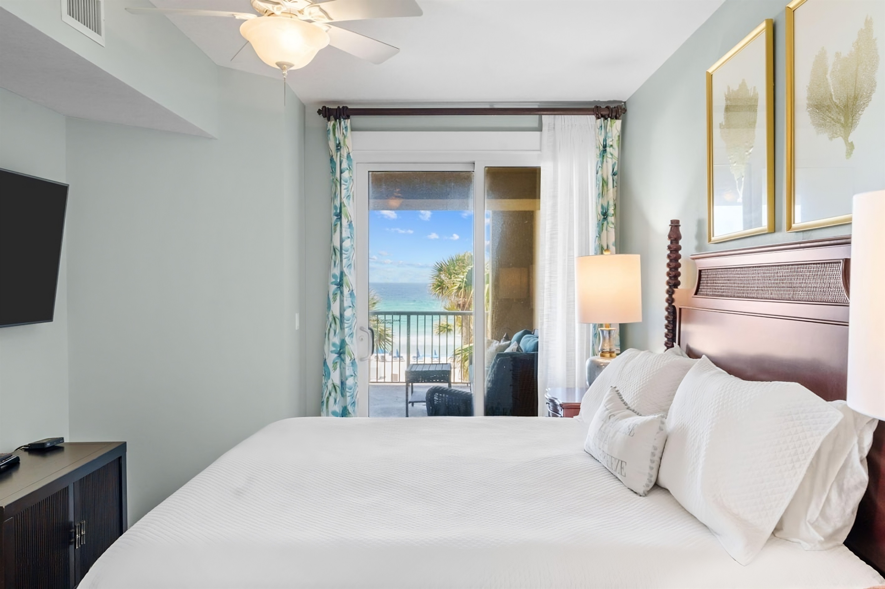 Gulf Views from Master Bedroom