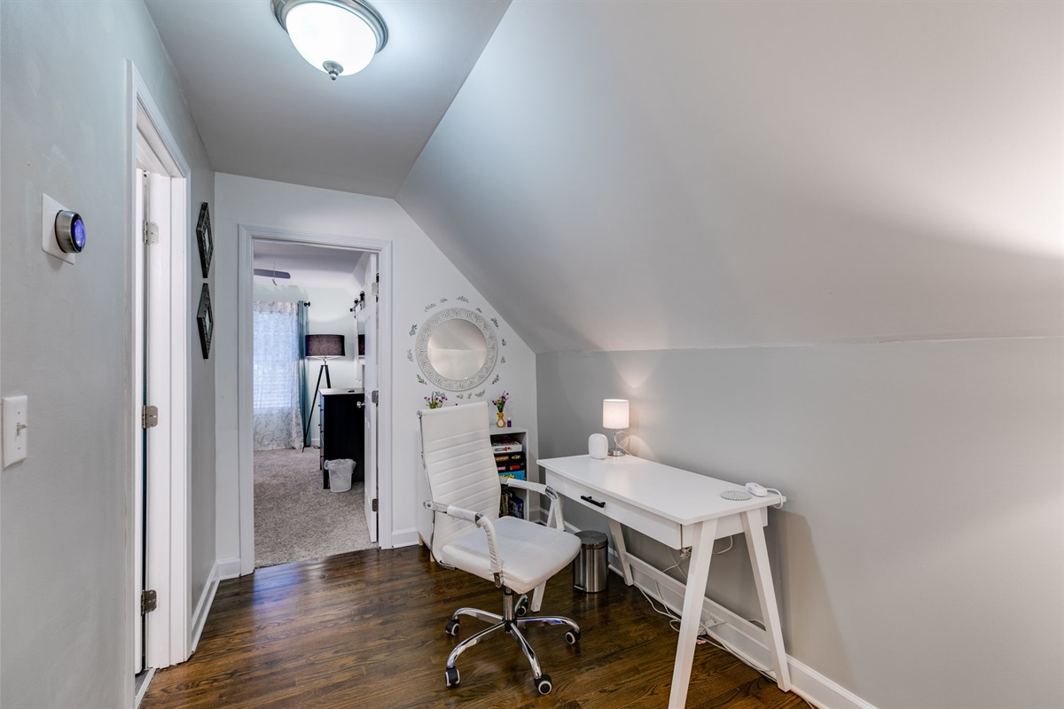 Spacious desk, supportive chair, and a cozy corner to recharge — your ideal work-from-home setup while you travel.