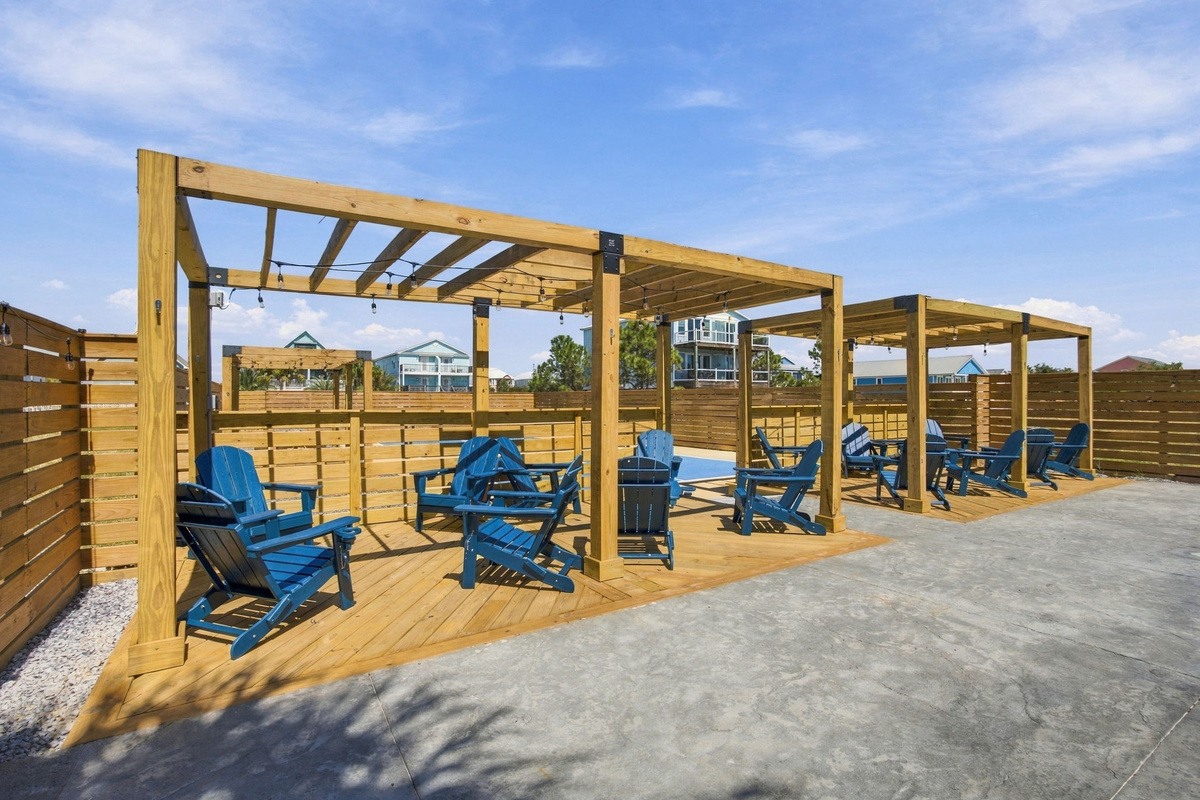 Gather outdoors for games, drinks, and great conversations.