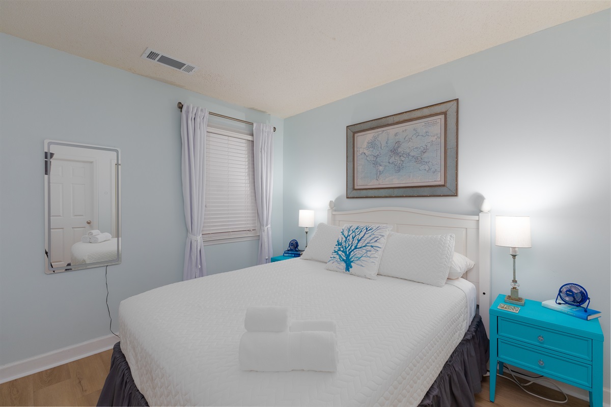 cozy bedroom with a simple elegant design