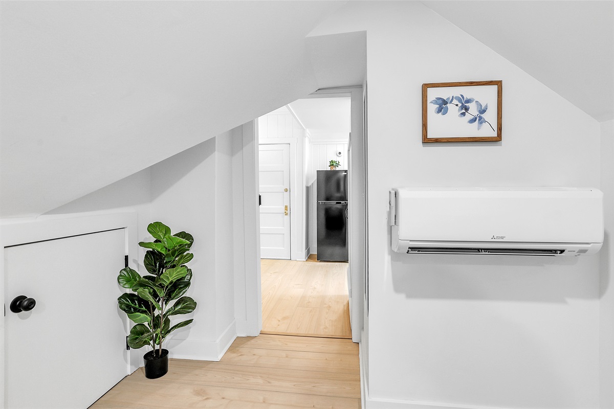 Enjoy ultimate comfort with your own AC and heating unit—personal climate control for the perfect night’s sleep.