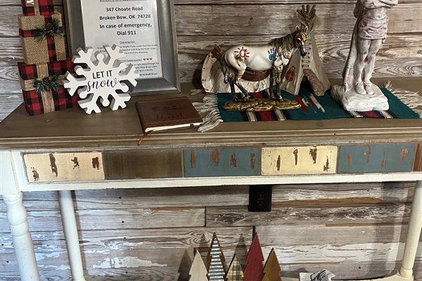 Christmas decorations are up, spreading holiday cheer!