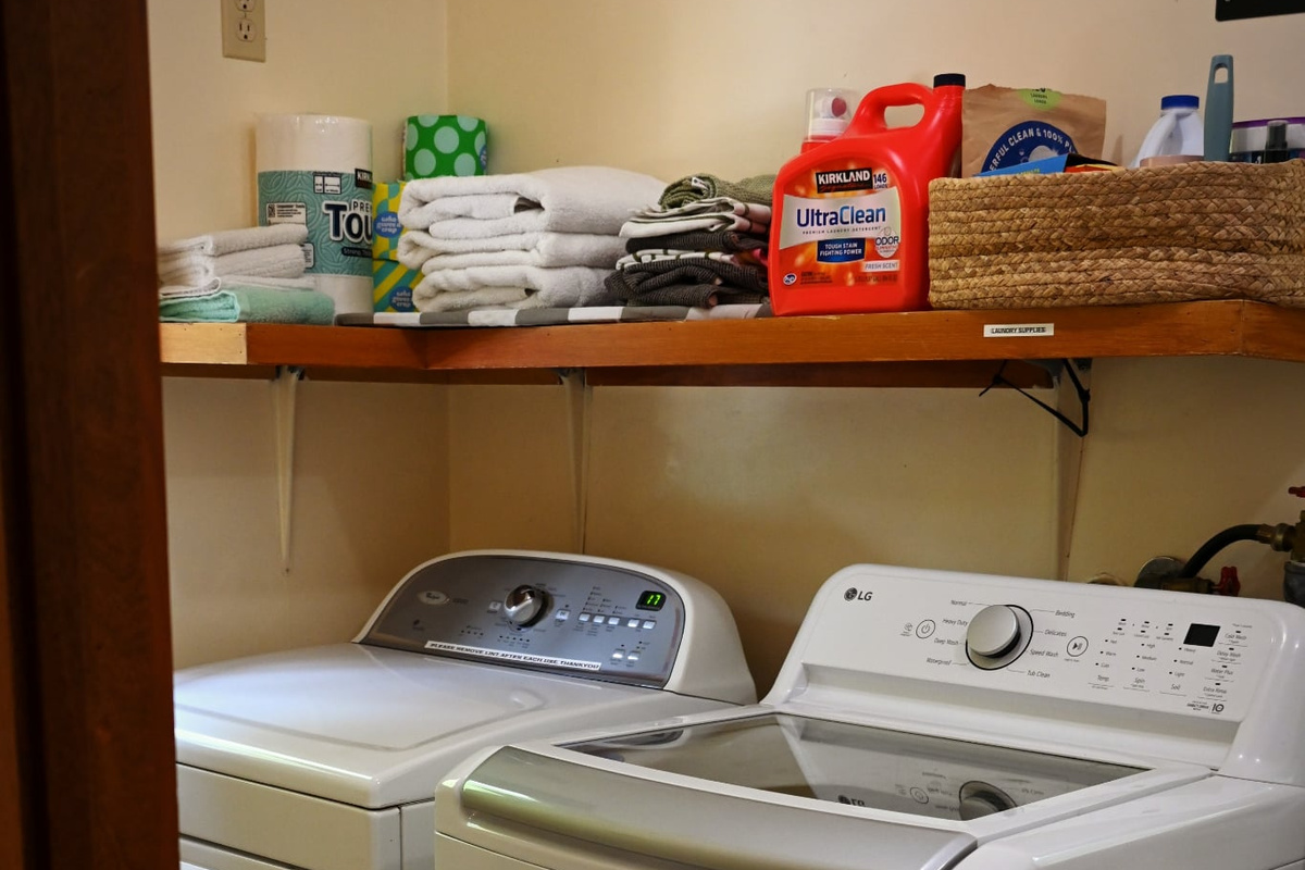We provide laundry supplies :)