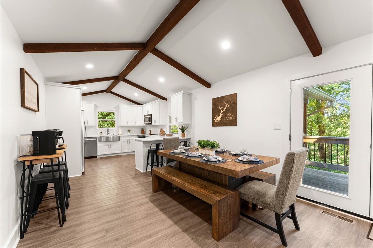 Plenty of room for a great meal together!