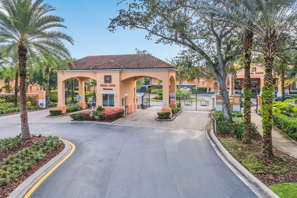 Regal Oaks is a gated community