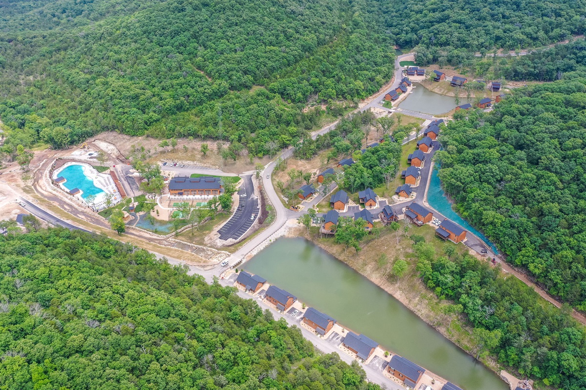 aerial view of amenities