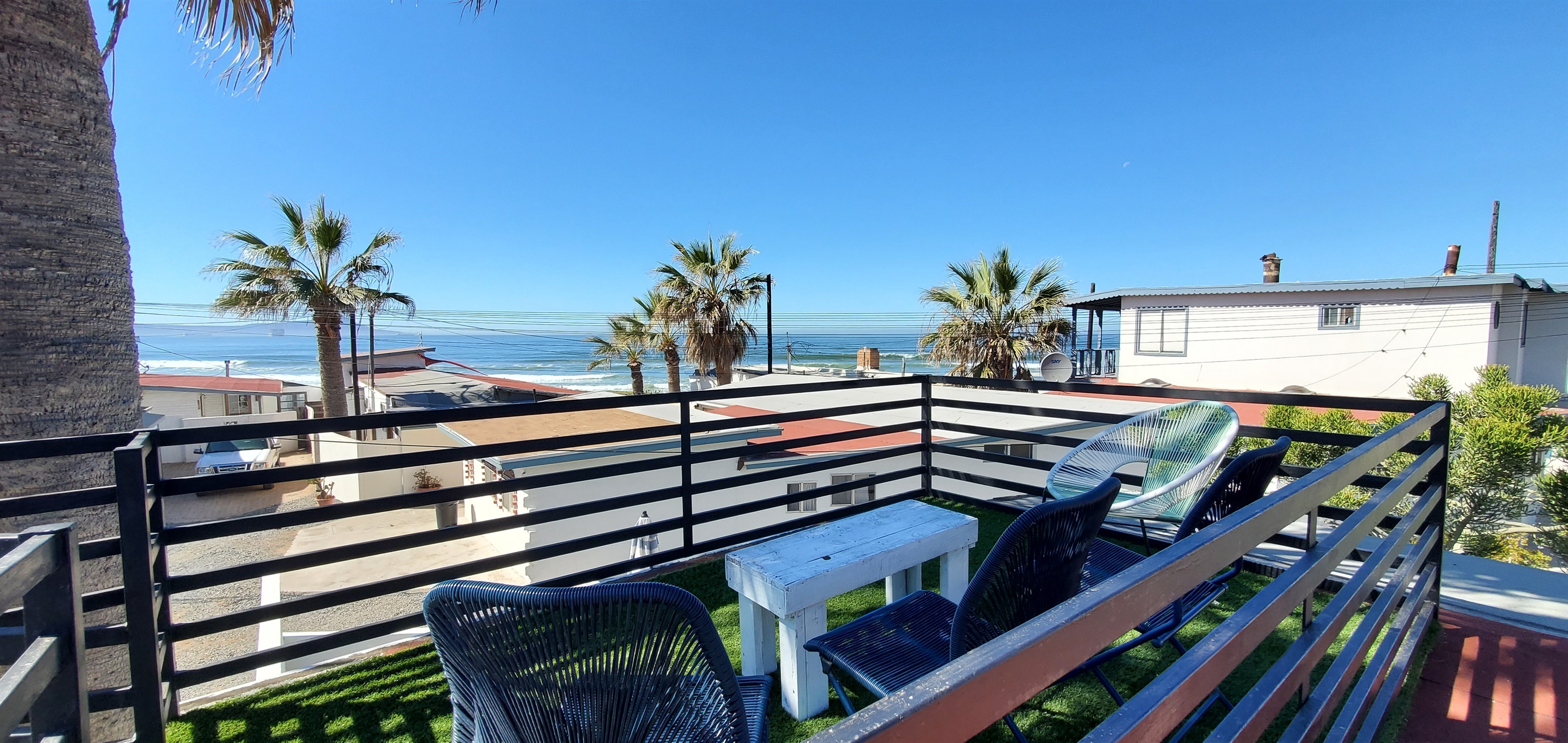 Roof Deck with beach and ocean views