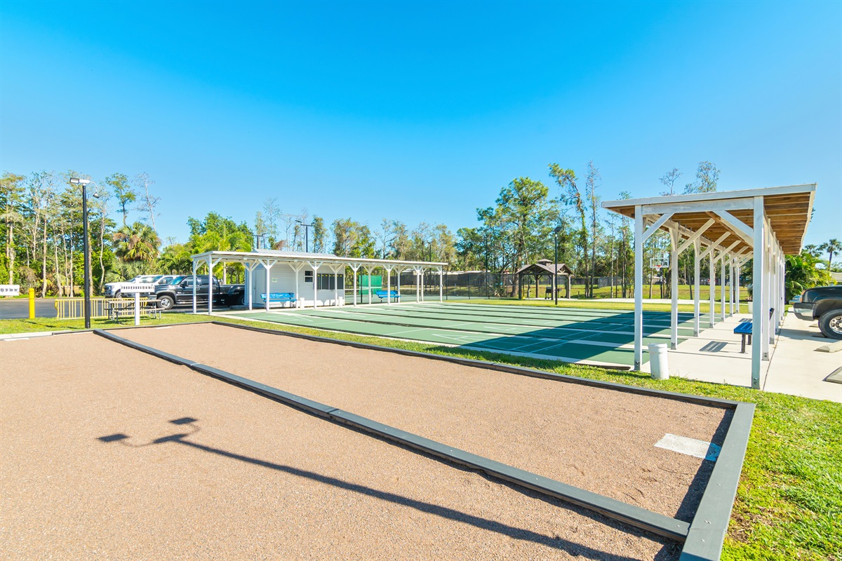 Bocce & Shuffleboard Courts