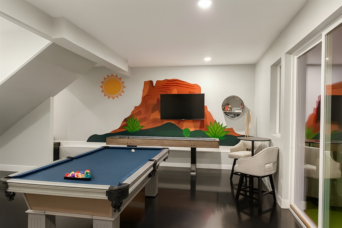 New Mural in Game Room