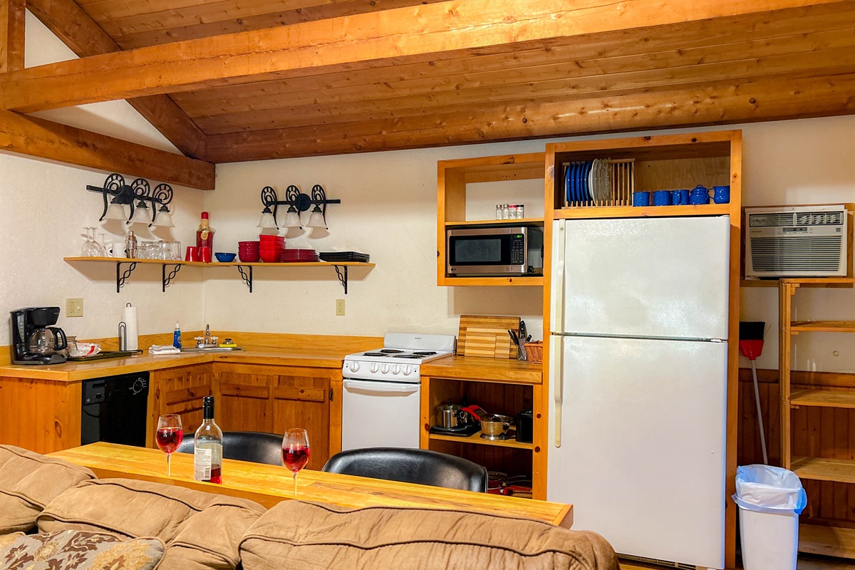 small but fully functional kitchen 