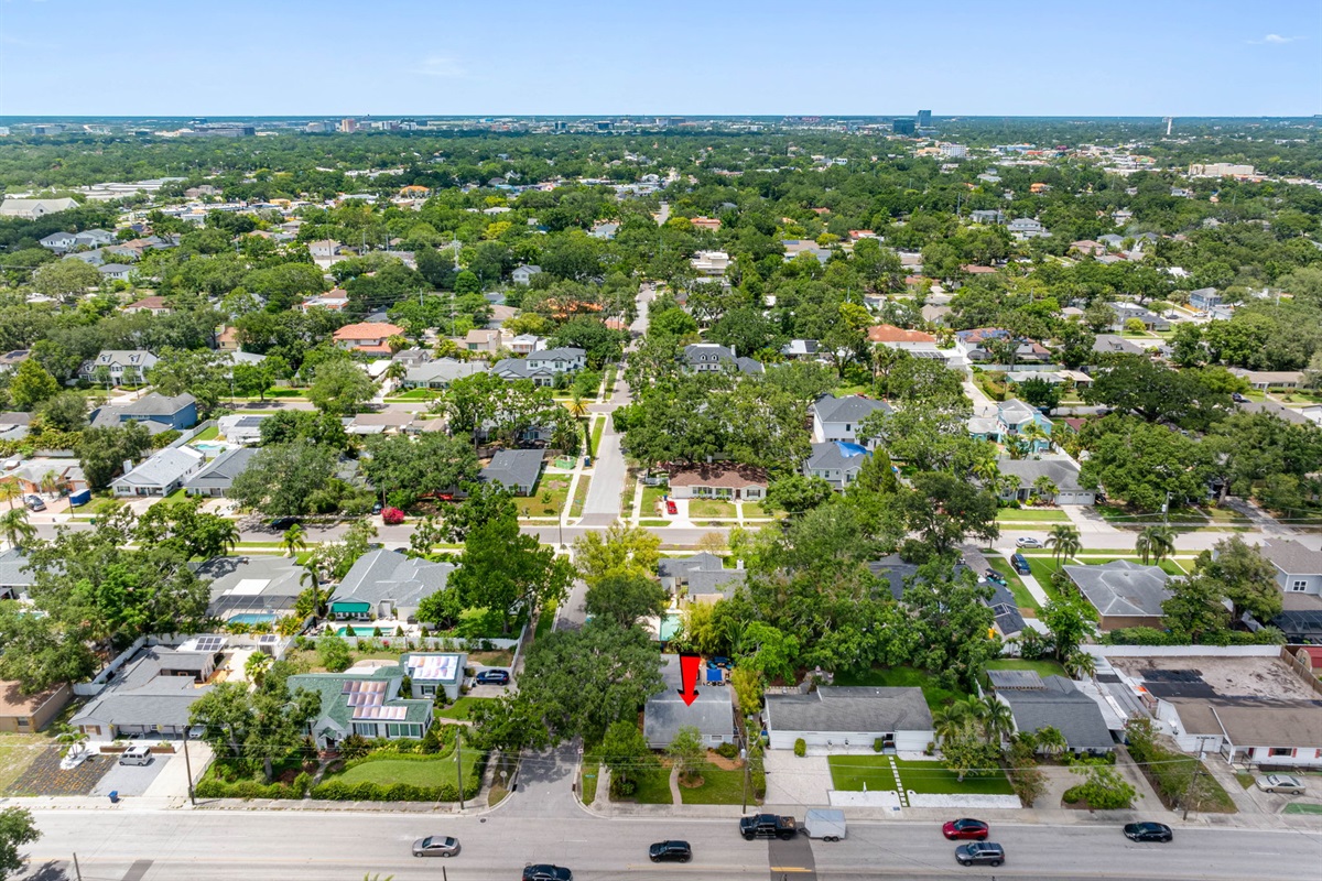 Aerial View of the Neighborhood