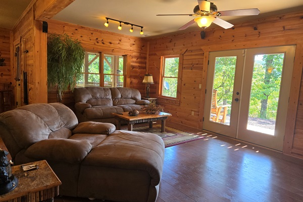 Terrace level family room