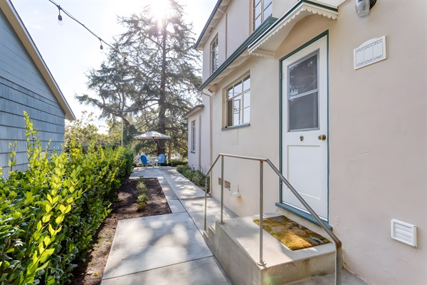 Your private entrance