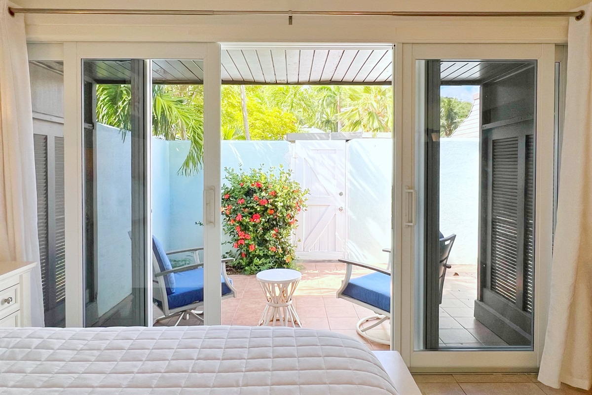 Step onto your patio and take in the fresh island air.