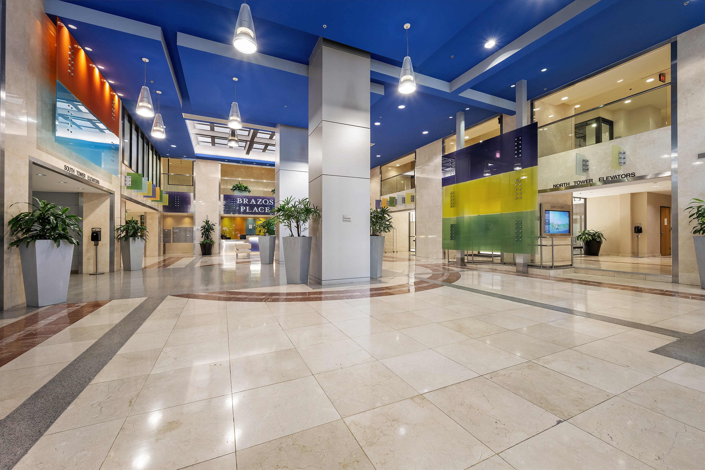 Gorgeous view of the lobby with 24/7 front desk that will receive packages securely for you.