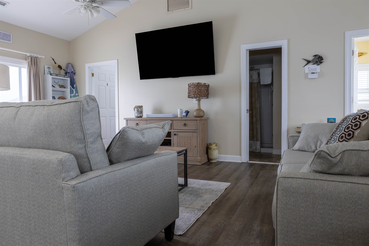 Cozy up with your favorite movie or TV Show