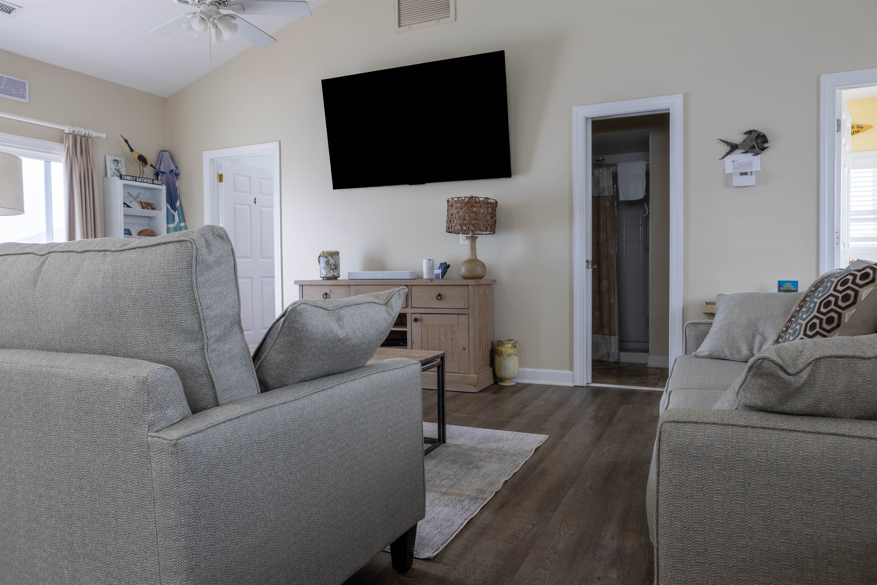 Cozy up with your favorite movie or TV Show