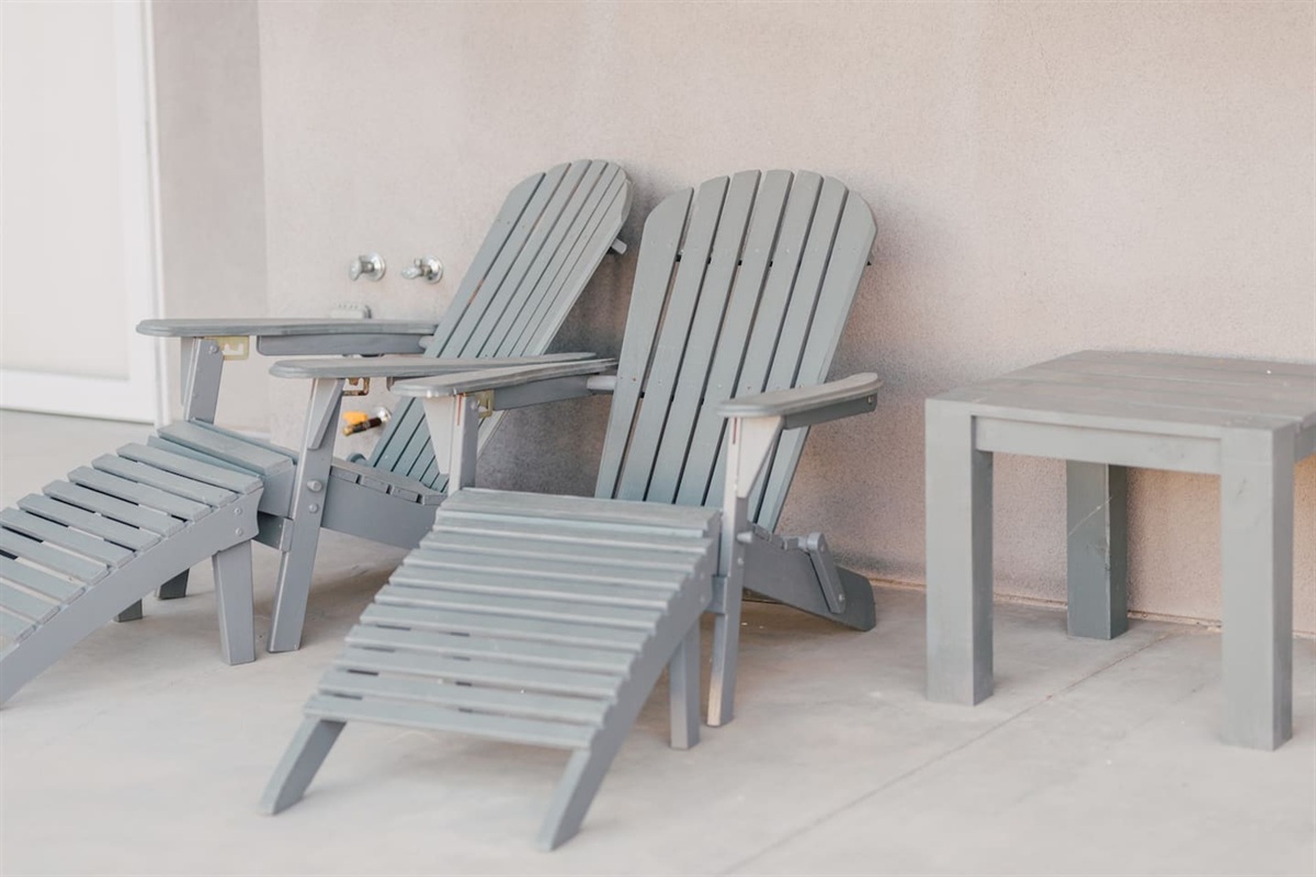 Sitting Area in the Front of The Casita