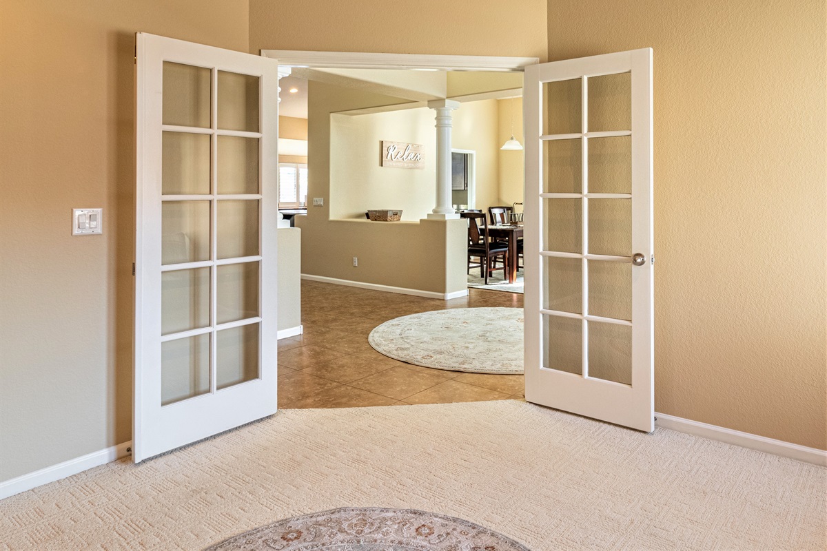 Dining Room from Game Room (futon not pictured)