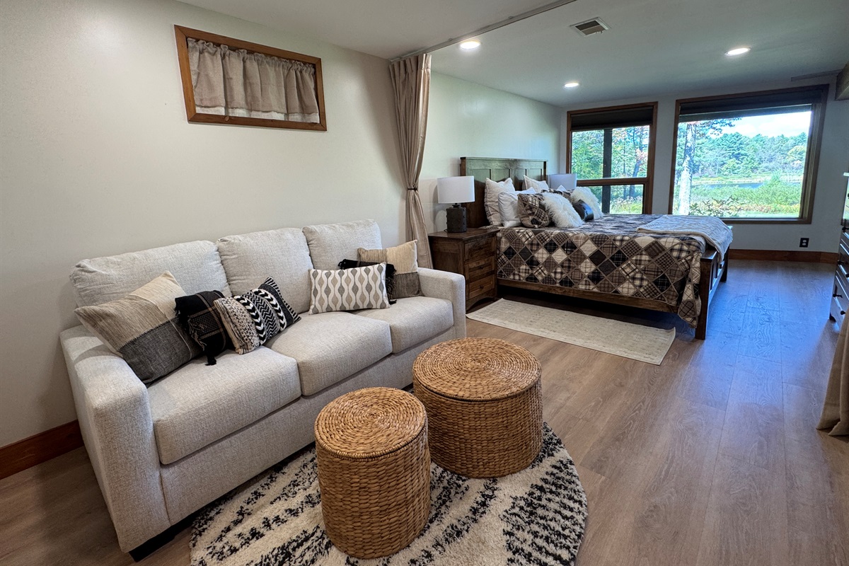 Lower level King bedroom