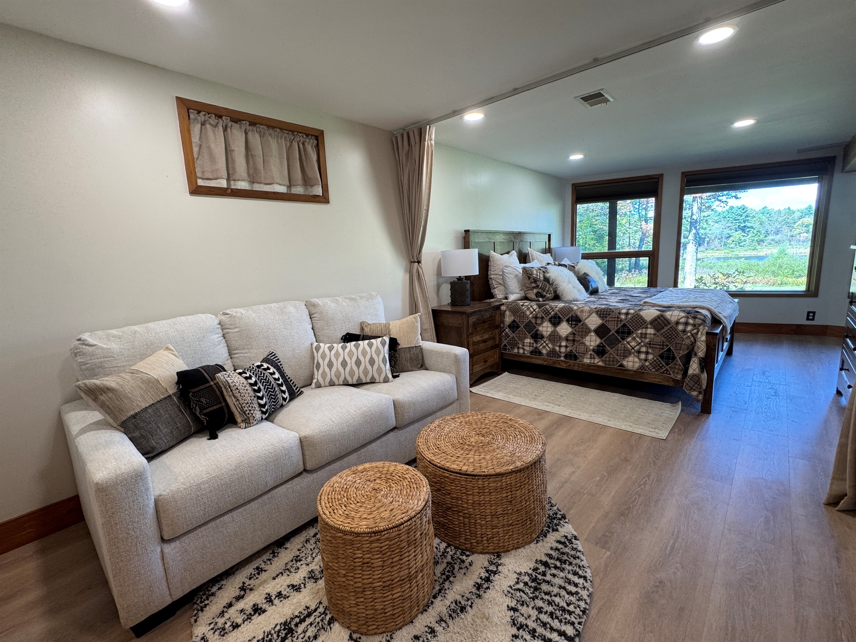 Lower level King bedroom