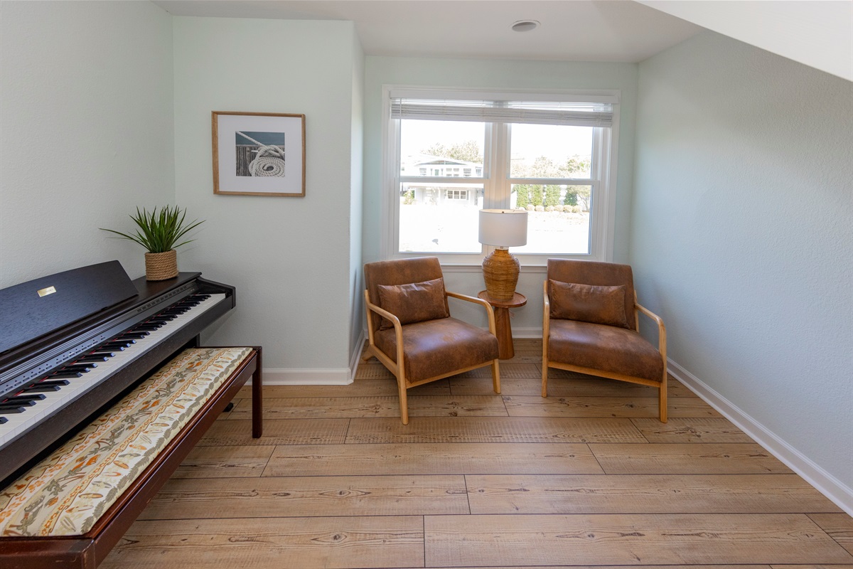 This is the "introvert's corner" where you can retreat & do some reading