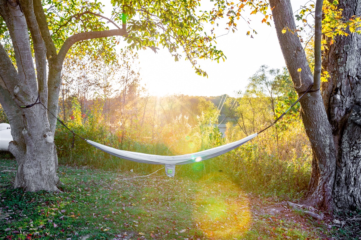 This hammock is one of my favorite outdoor spaces!