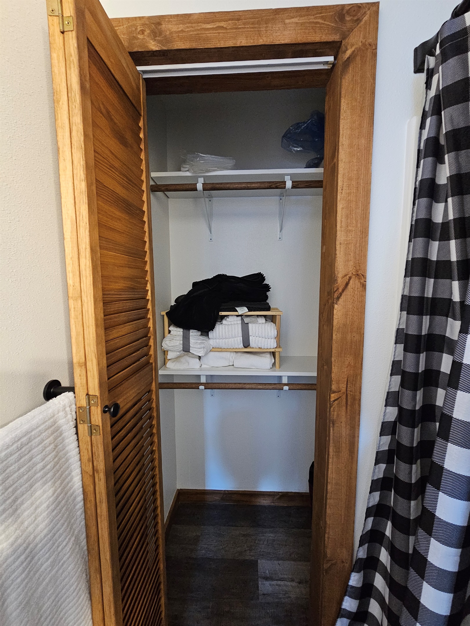 Storage Closet in Bathroom