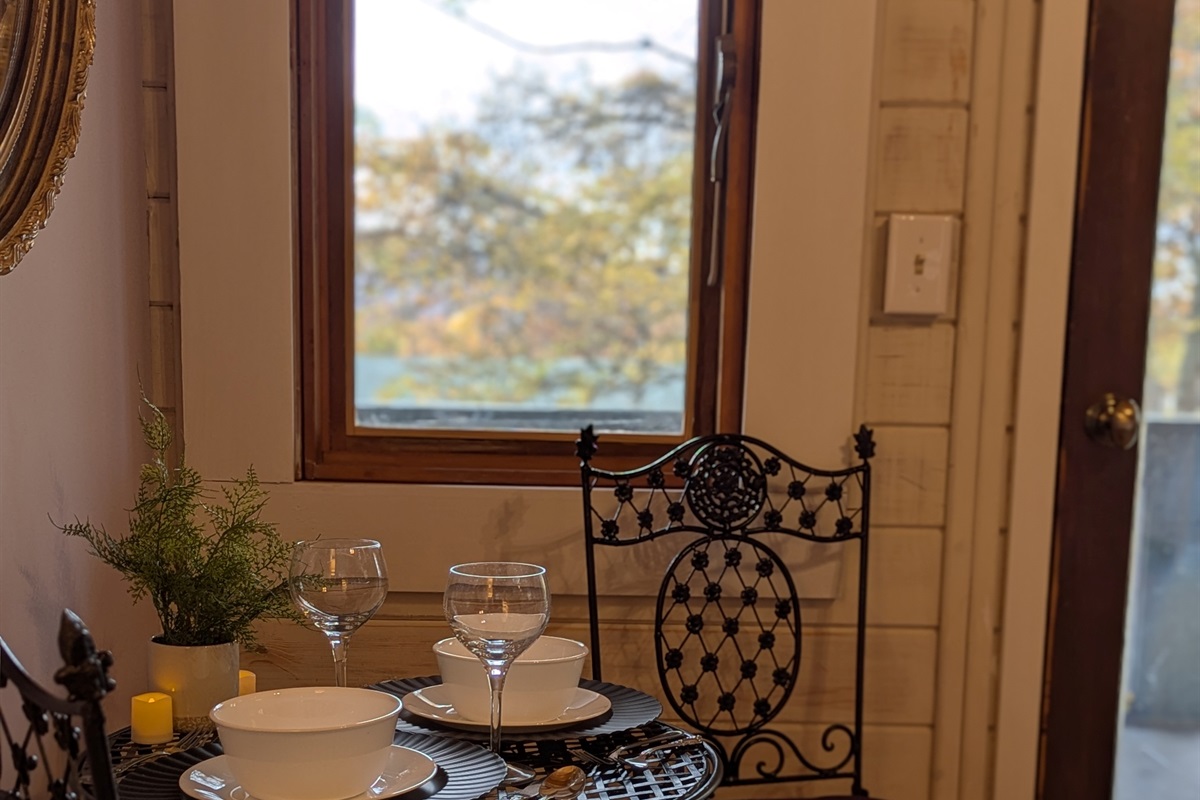 Enjoy a private meal together