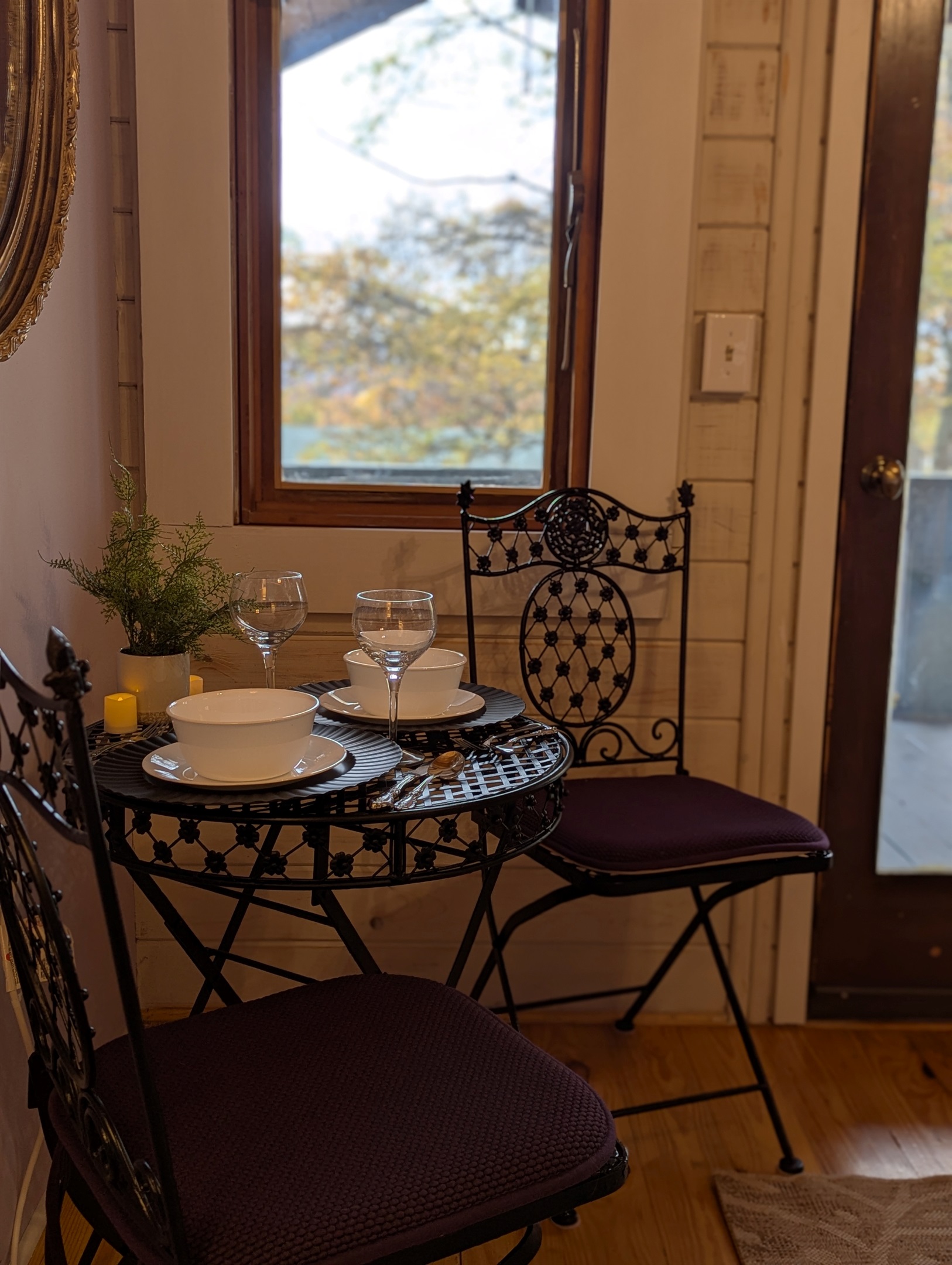 Enjoy a private meal together