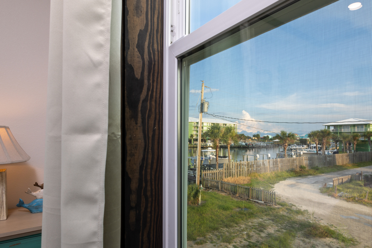 View from guest king bedroom