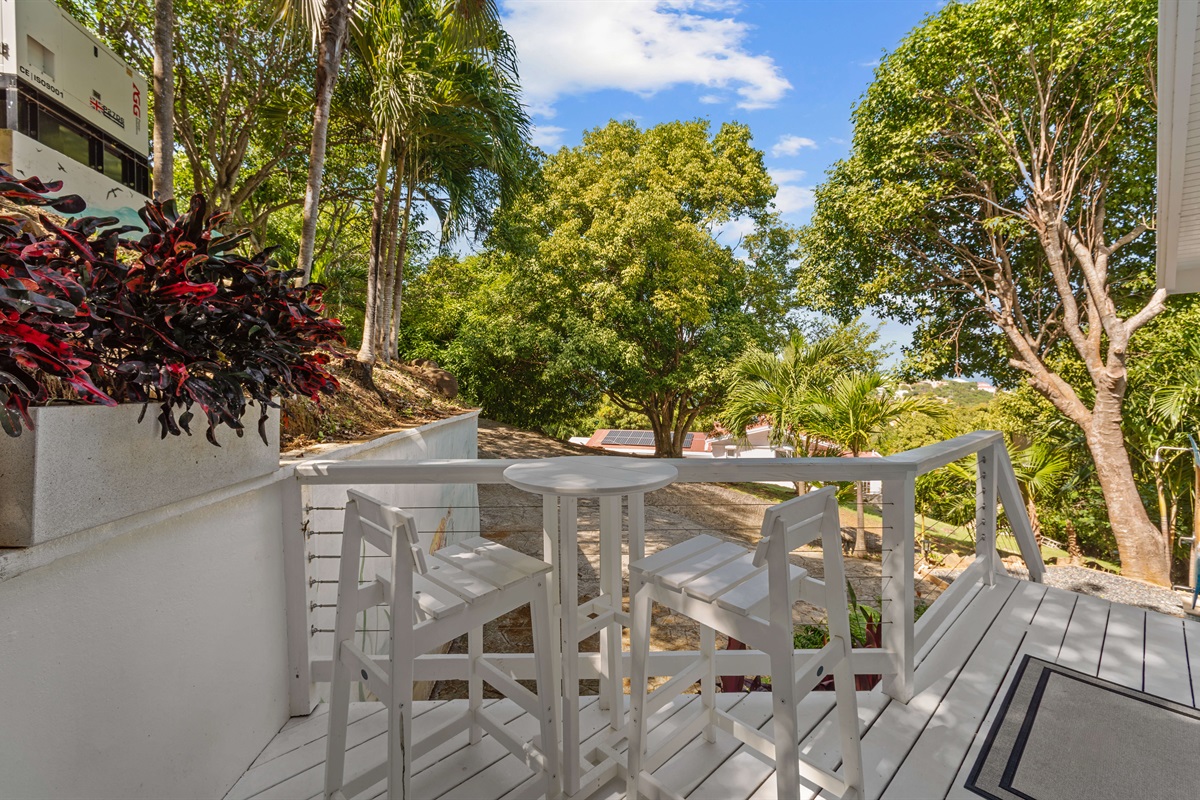 Great place for coffee in the morning or a cocktail to end the day