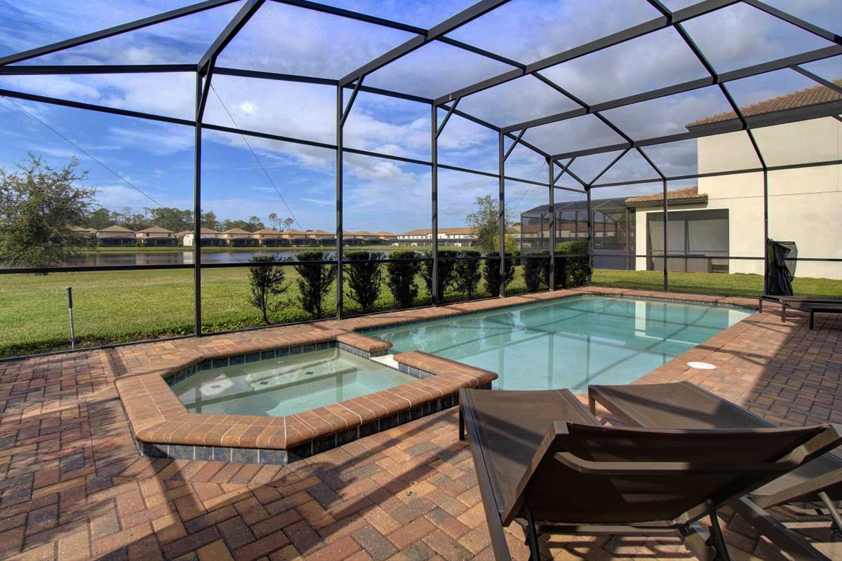 Incredible Water View-Private Heated Pool and Spa (Heating extra $) w/New Outdoor Theater and Bar Area