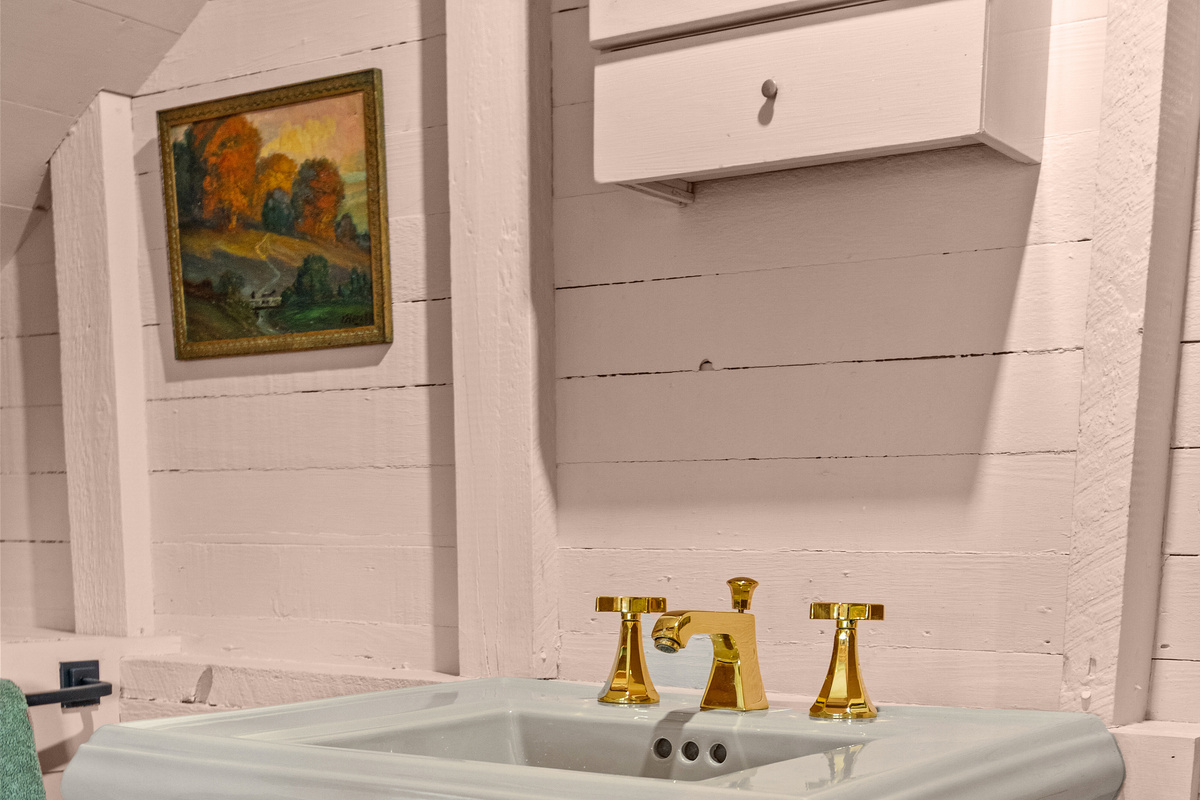 A convenient upstairs half bath provides easy access during the night, so there's no need to head downstairs.