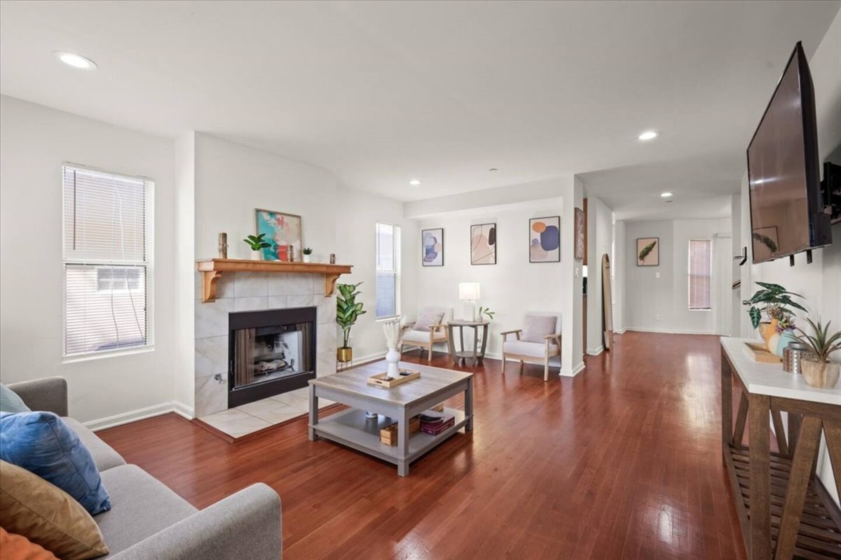 Living room entrance view