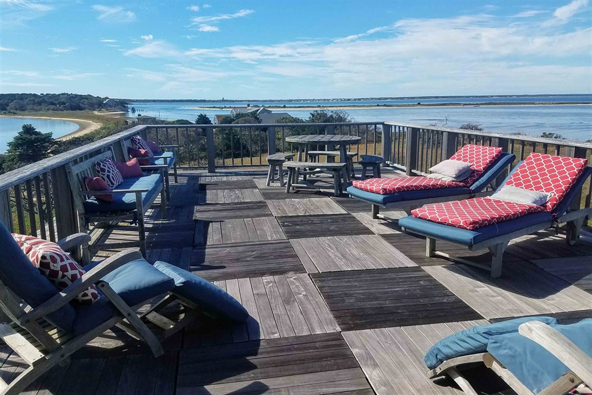 Deack and Views toward Edgartown