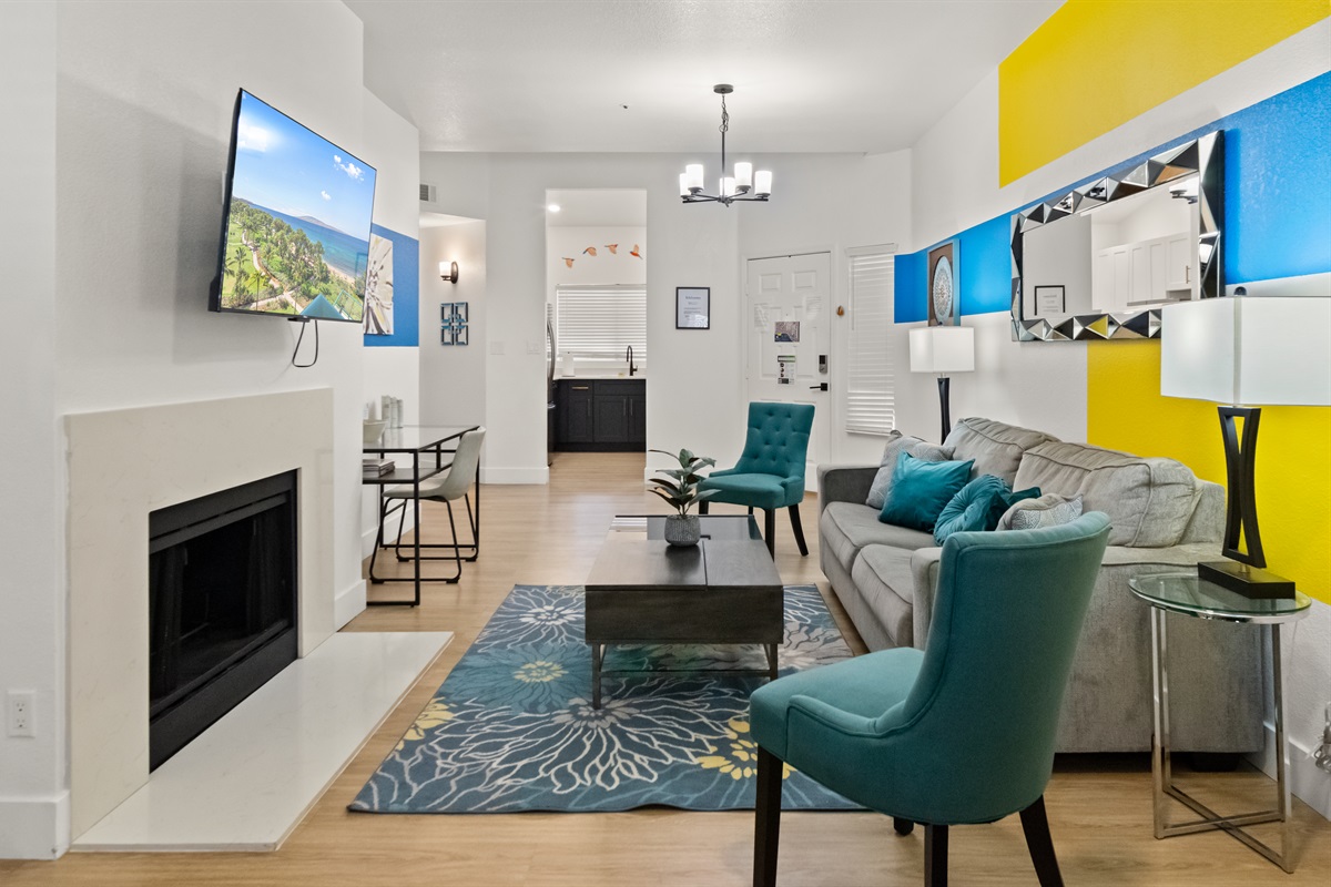 Stylish living space designed for comfort and relaxation