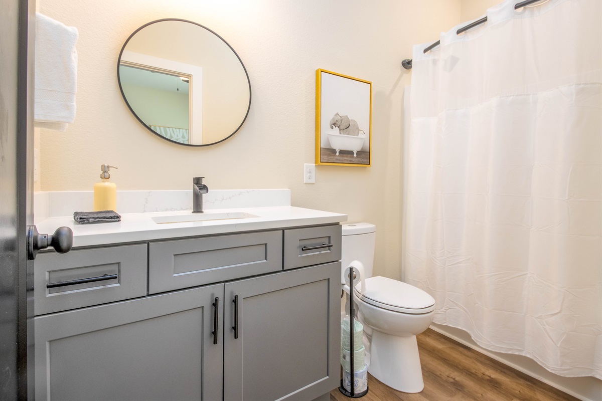 bathroom for main level king bedroom