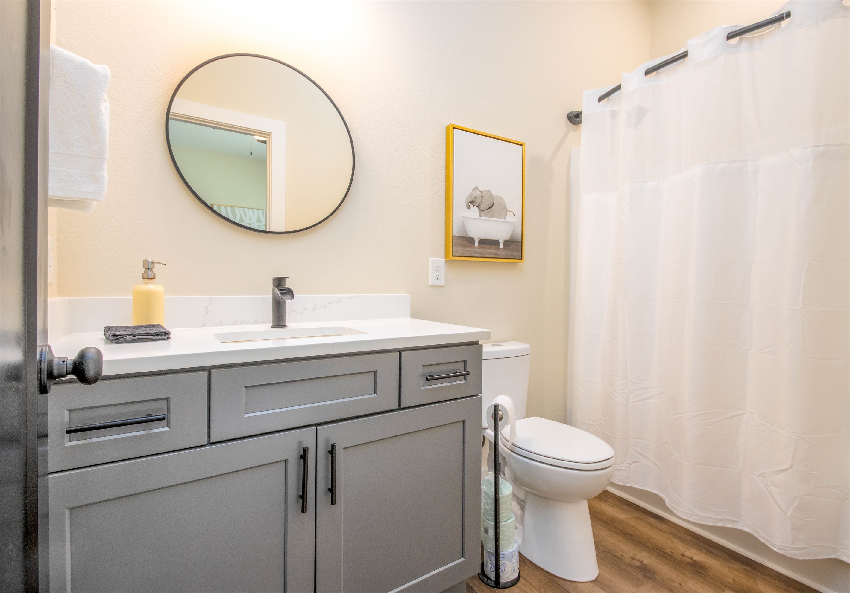 bathroom for main level king bedroom