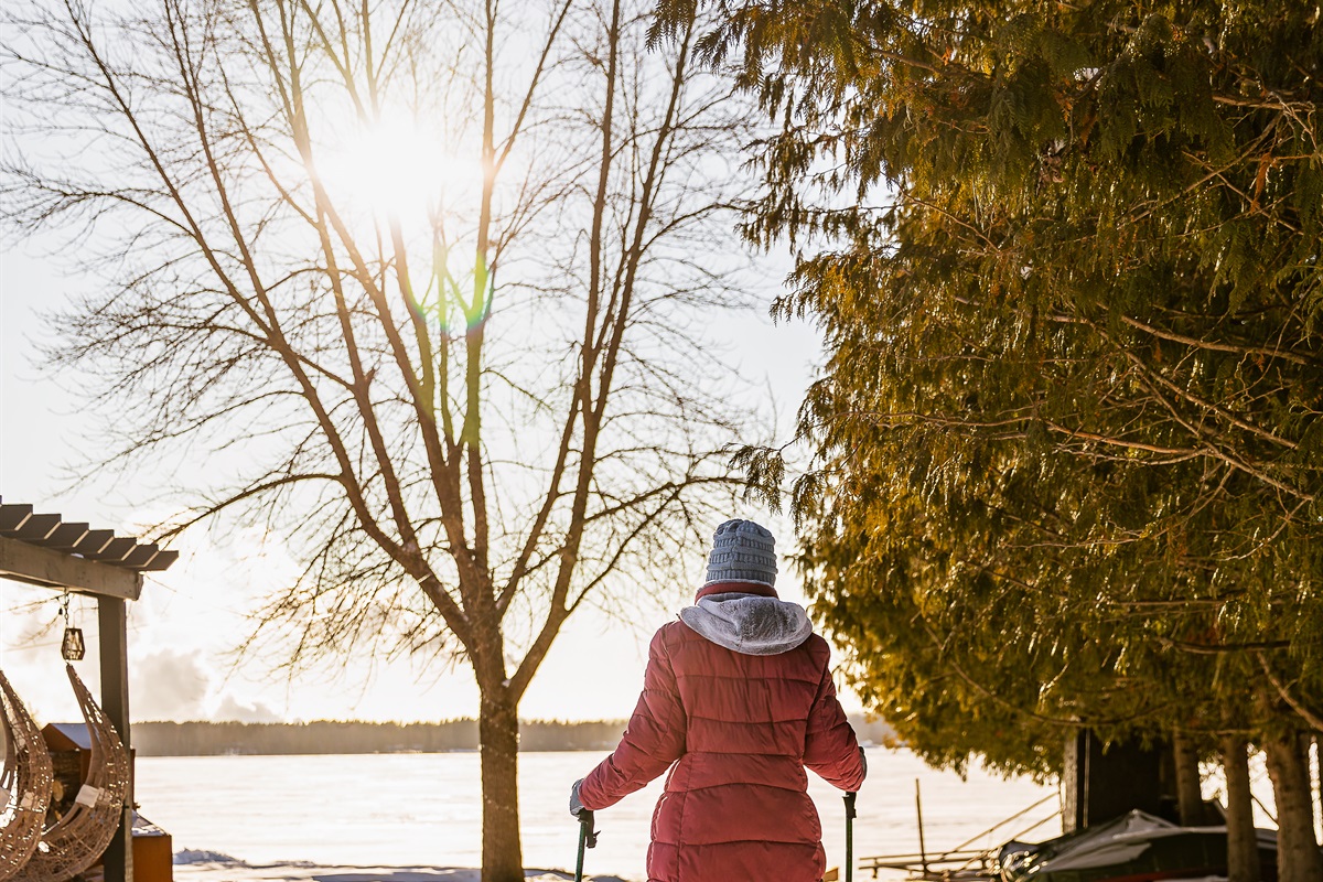 Take a brisk walk and enjoy the northland!