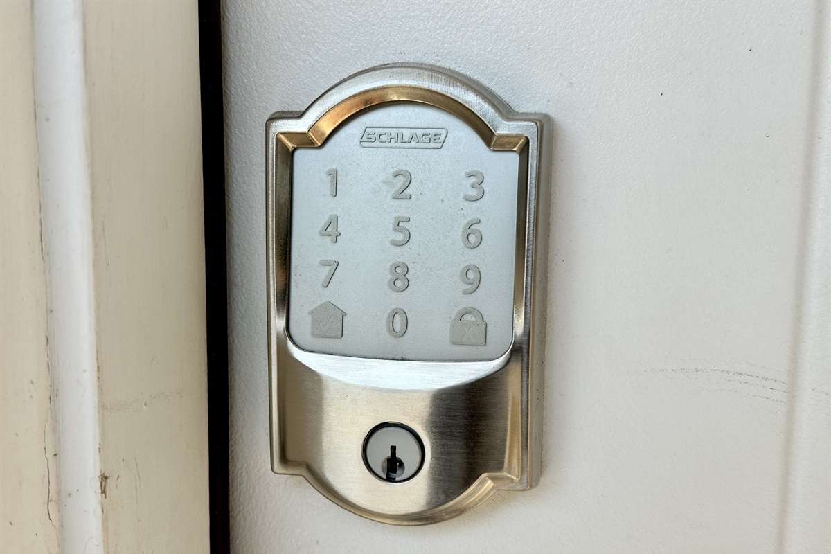 keyless entry lock pad