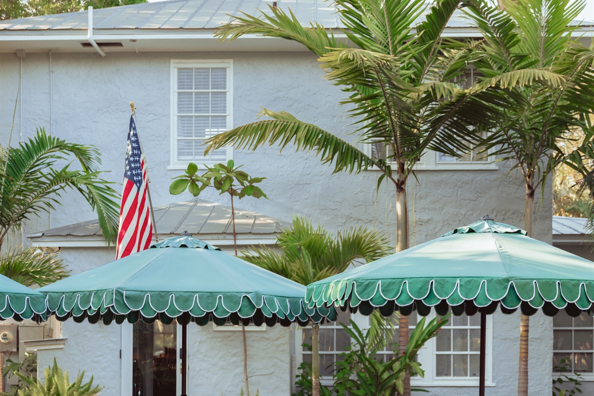 Our idyllic, sun-splashed pool (shared) is right out of a summer dream.ol is right out of a summer dream.
