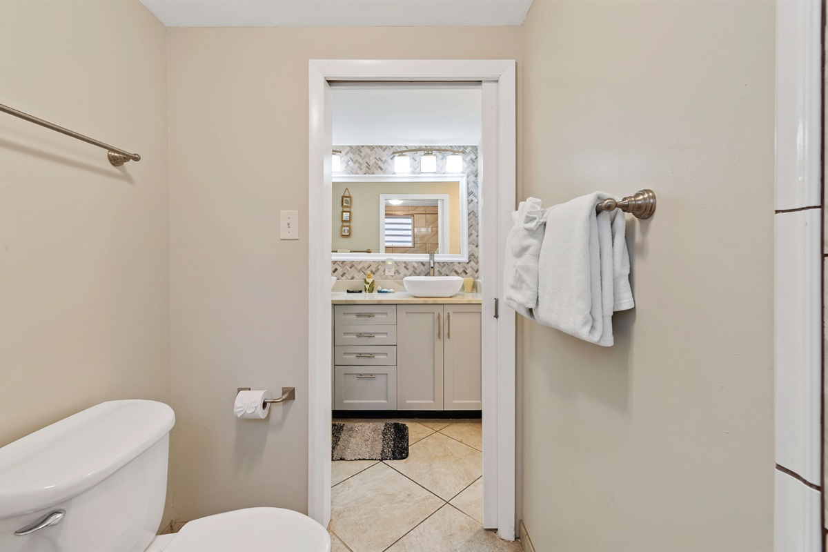 Freshen up in style with our well-appointed bathrooms, stocked with all the essentials.