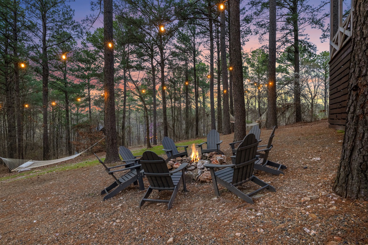 Gather 'round the fire and let the magic begin! Escape to your own backyard with the ones you love, cozy up to a campfire, and indulge in gooey s'mores while creating unforgettable memories.